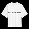 ALL-ONE GYM WHITE OVERSIZED T Photo 1