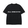 ALL-ONS GYM BLACK OVERSIZED T Photo 1